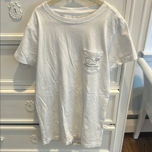 Vineyard Vines Classic White Tee with Logo Pocket nwot